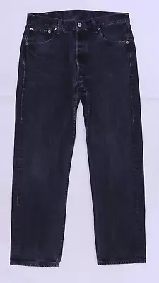 C3896 VTG Levi's 501 Button Fly Straight Leg Denim Jeans Made In USA Size 34/30 • $25.99