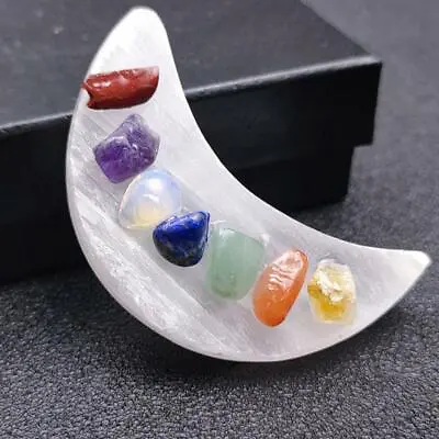 £3.97 • Buy Natural Crystal Healing Tumbled Stones Gift Ideas Set Chakra Balance Kit NEW