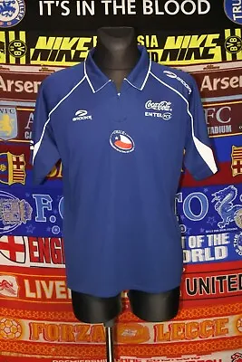 £35.99 • Buy 5/5 Chile Adults L 2007 Polo Brooks Football Shirt Jersey Trikot Soccer 