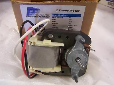 💥new Packard 0.76 Amp C-frame Motor 120 Vac 3000 Rpm 7/8  In Stack 65283 • $35.99