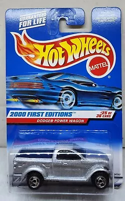 Hot Wheels  Dodge Power Wagon # 25/36   2000 First Editions/Malaysia  • $2.99