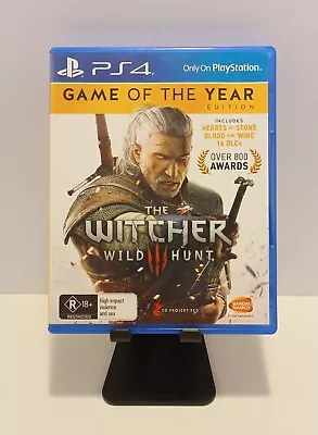 The Witcher 3 Wild Hunt Game Of The Year Edition PS4 PlayStation 4 Sony PAL • $25