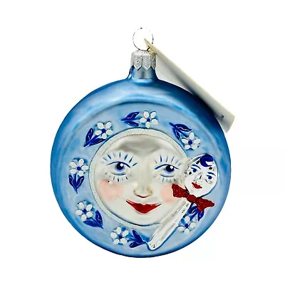 Patricia Breen Dish & Spoon Nursery Rhyme Glass Christmas Ornament 6” RARE • $99.95