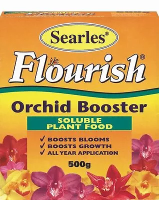 $19.99 • Buy Orchid Fertilizer Searles Flourish Orchid Booster 500g Soluble Plant Food 