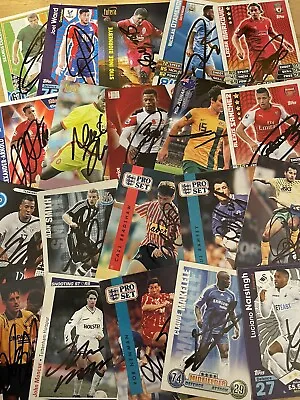 Match Attax Shoot Out And Other Signed Cards.. • £2.49