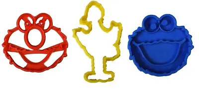 Sesame Street Elmo Cookie Monster Big Bird Characters Cookie Cutter Usa Pr1005 • $6.99