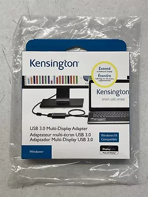 Kensington Usb 3.0 Multi-display Adapter W/ Displaylink New In Box-multiple • $27