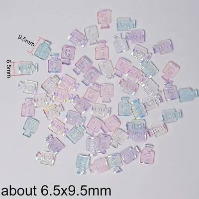 20pc New Cute Mini Glitter Perfume Bottles 9.5mm Textured Fancy Nail Decor Charm • $5.71