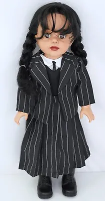 Wednesday Custom Madame Alexander Doll 18  Black Hair And Brown Eyes • $120