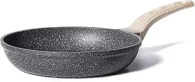 Non Stick Frying Pan 20Cm Induction Hob Fry PanGranite Egg Omelet Pan Stone C • £13