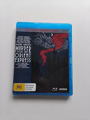 Murder On The Orient Express 1974 Blu Ray Region B Agatha Christie VGC • $10.50