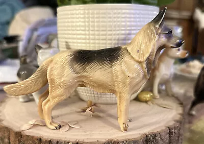 $19.50 • Buy Vintage Celluloid Hard Plastic German Shepherd Dog Figurine ~4  T ~ 6 1/8  W