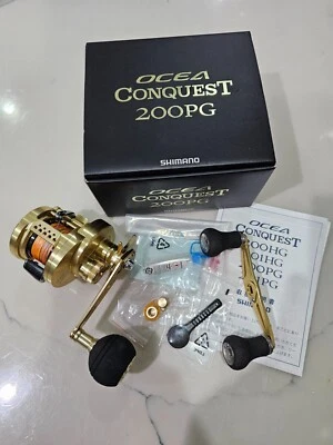 $299.99 • Buy SHIMANO OCEA Conquest 200PG W/ Upgraded Handle In Excellent Condition !!!