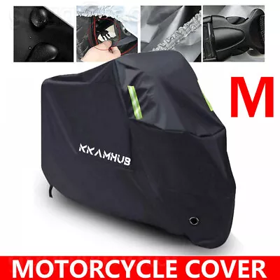 M Motorcycle Cover Waterproof Dust Rain Protector Scooter For Yamaha Zuma 50 125 • $23