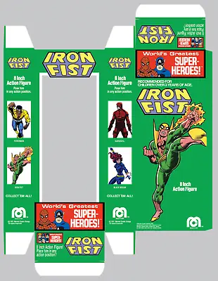 Iron Fist Custom Mego Box Only • $14.50