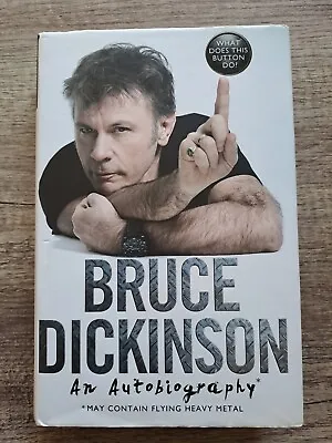 What Does This Button Do? - Bruce Dickinson Autobiography (HC 2017) Iron Maiden • $14.95