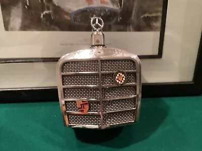 Vtg 1968 Mercedes Benz Grille Flask Decanter Music Box Royal London Collection • $26.99