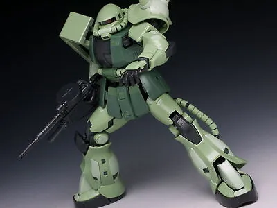 Gundam Bandai Rg Real Grade Model Kit 1/144 #04 Ms-06f Zaku Ii Green Figure • $48.95