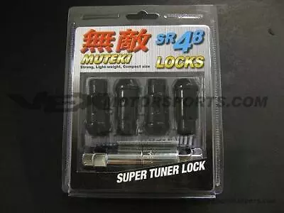 Muteki - SR48 Lock Set 12x1.25mm - Black • $57.43