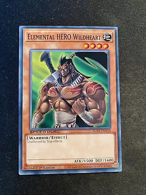 £2.57 • Buy Elemental HERO Wildheart - SGX1-ENA10 - Common - 1st Edition - Speed Duel N/M