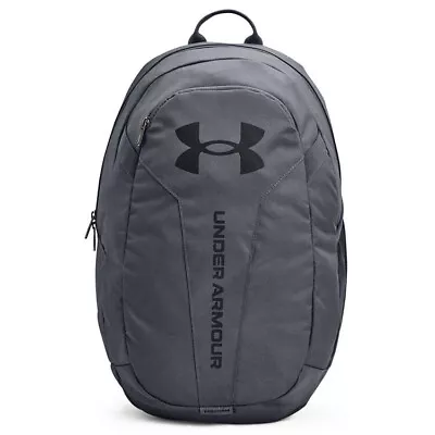 Under Armour HUSTLE LITE BACKPACK -Pitch Grey -Black • $45