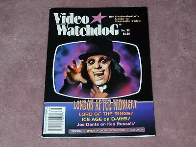 VIDEO WATCHDOG # 99 London After Midnight Lord Rings Free Shipping USA • £9.50