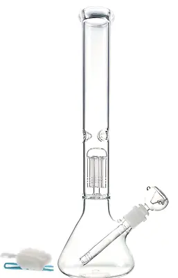 $44.99 • Buy 16  Heavy Glass Bong Hookah Percolate Bongs Beaker Water Pipe US