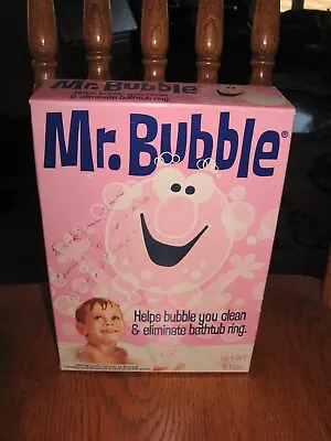 RARE SIGNED INSCRIBED UNUSED Mr Bubble Bubble Bath 12oz  Box VTG Unopened NOS • $69.99