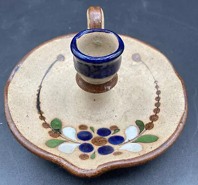 Vintage Ceramic/Pottery TONALA Style Chamber Candle Stick Holder • $14