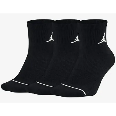 Authentic Nike Jordan Air Max Crew Ankle Socks Dri-Fit 3-pairs • $17.99