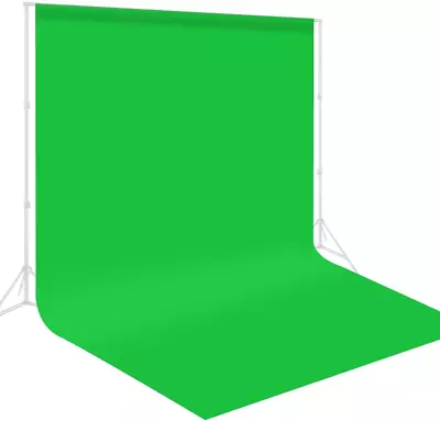 Green Screen Backdrop 10X20Ft For Photography Chromakey Green Screen Green Musl • $51.99