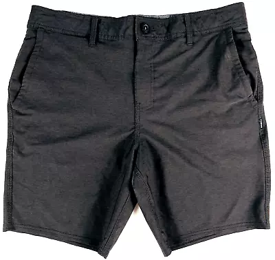Oneill Hybrid Shorts Men’s 34 Black Line Casual Golf Shorts & Swimming Trunks • $13.25