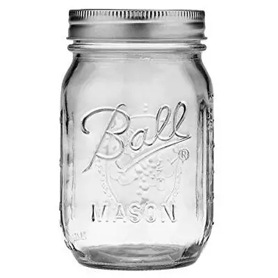 Ball Regular Mouth Pint 16-oz Mason Jar With Lid And Band (1-jar) • $6.19