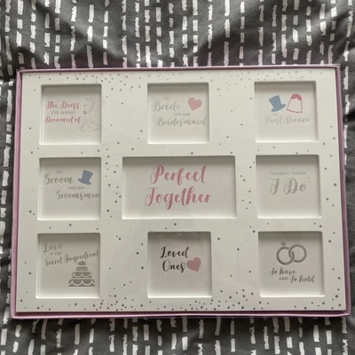 £1.50 • Buy Wedding Clip Multi Picture Frame 16inc X 12inch