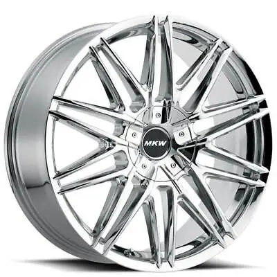 (4) 20  MKW Wheels M124 Chrome Rims (B42) • $1372
