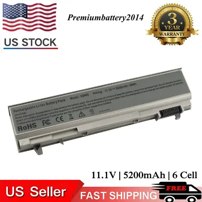 6 Cell Battery For Dell Latitude E6400 E6410 E6500 E6510 PT434 KY268 MP307 US • $15.99