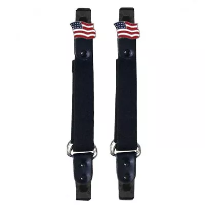 Hot Leathers BUA2008 American Flag Motorcycle Riding Pant Clips • $19.95