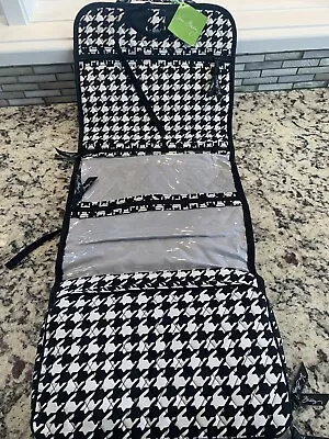 NWT Vera Bradley Midnight Houndstooth Large Cosmetic Bag. Hanging Organizer. • $6.99