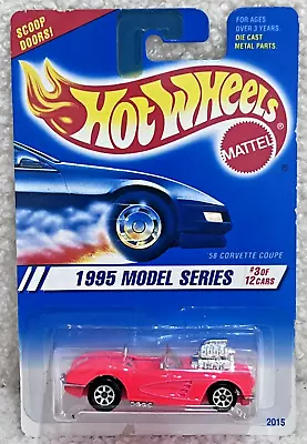 VINTAGE RARE Hot Wheels 1995 CORVETTE  #3 OF 12 FIRST EDITION ( 29 Years Old ) • $7.50