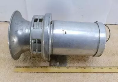 Nice Working Loud Vintage Ac Motor Driven Metal Siren Alarm Horn ! • $199.95