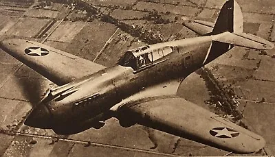 Postcard The Curtiss P-40 Aircraft British Military WW2 RAF • $5.99