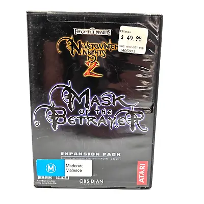 Atari 2007 Game Neverwinter Nights 2 Mask Of The Betrayer Expansion Pack • $17.99