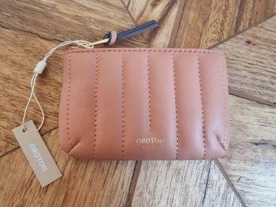 $49.95 • Buy Oroton - Fay Small Pouch - RRP $69.95 In Terracotta - Coin Purse Leather
