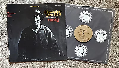 MISSISSIPPI JOHN HURT Today! LP Vanguard 1966 Piedmont Blues Tested EX! • $21.95