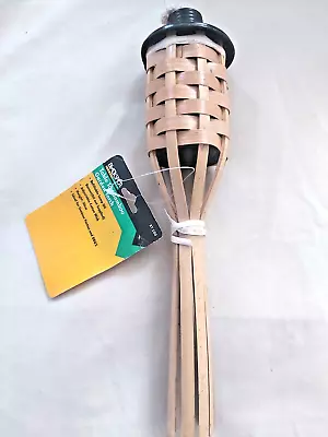One  Bamboo Tiki Torch 150cm (5ft) Outdoor Garden 500ml Long Burn. • £2.50