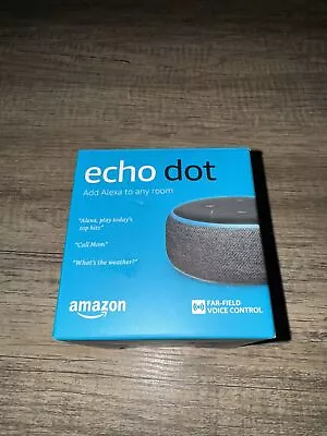 Amazon Echo Dot 3rd Generation W/ Alexa Voice Media Device - Charcoal BRAND NEW! • $29.99