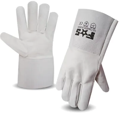 £8.99 • Buy Premium Leather TIG Gloves Welders Welding Gardening TIG/MIG Heat Resistant