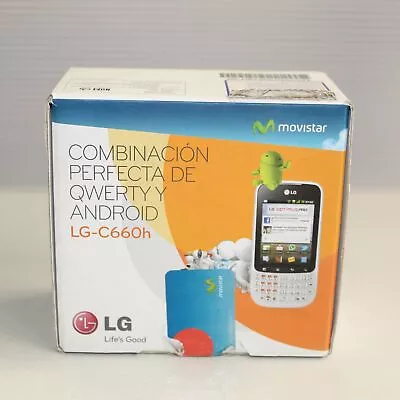 LG Optimus Pro C660h (Movistar) White Cell Phone Vintage International • $64.99