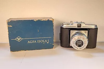 Agfa Isola I Vintage 50s Medium Format 120 Film Camera W/ Original Box • £19.99