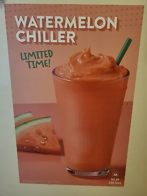 Krispy Kreme Magnetic Marketing Promotion  Watermelon Chiller  • $9